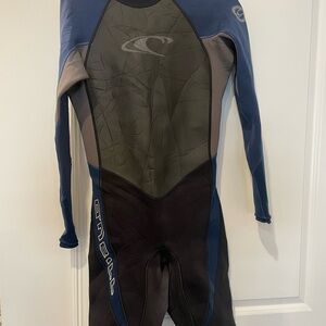 O'Neill Blue and Black Wetsuit - Large